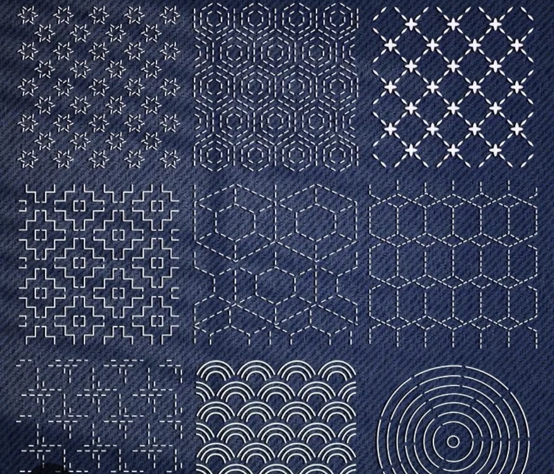 Sashiko på Verkstan på Kajen